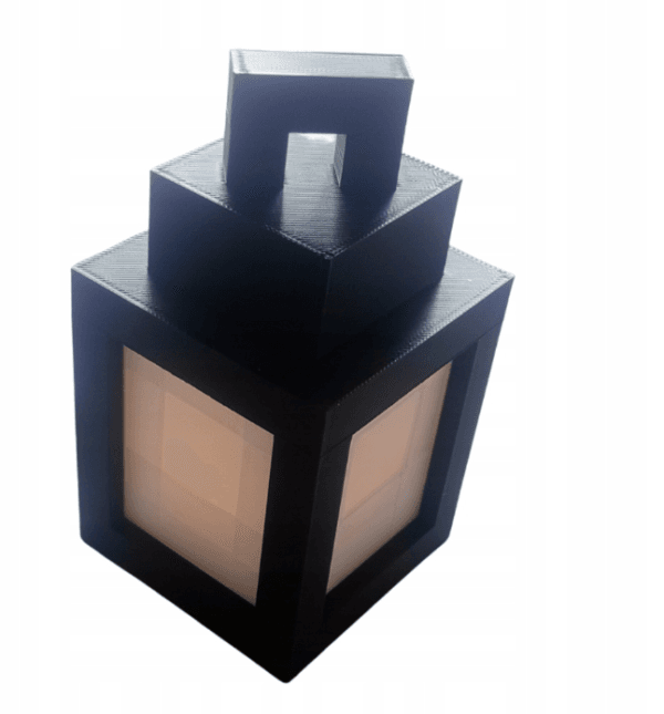 Lampka w stylu gry Minecraft lampion