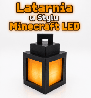latarnia Lampka w stylu gry Minecraft lampion