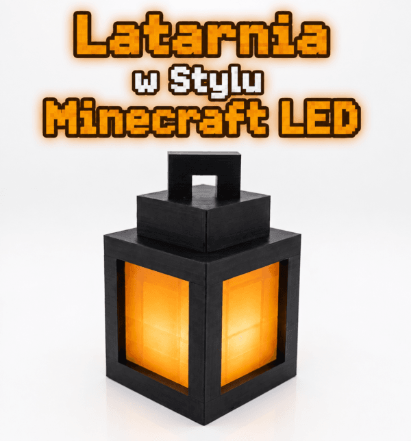 Lampka w stylu gry Minecraft lampion